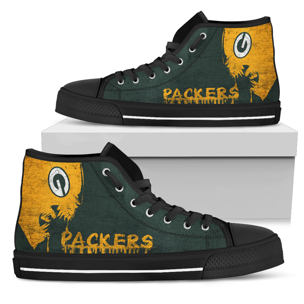 Alien Movie Green Bay Packers High Top Shoes
