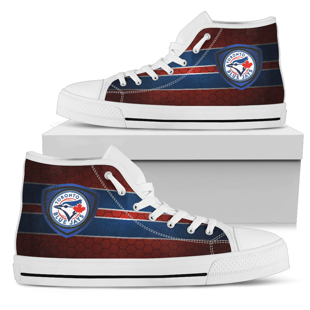 The Shield Toronto Blue Jays High Top Shoes
