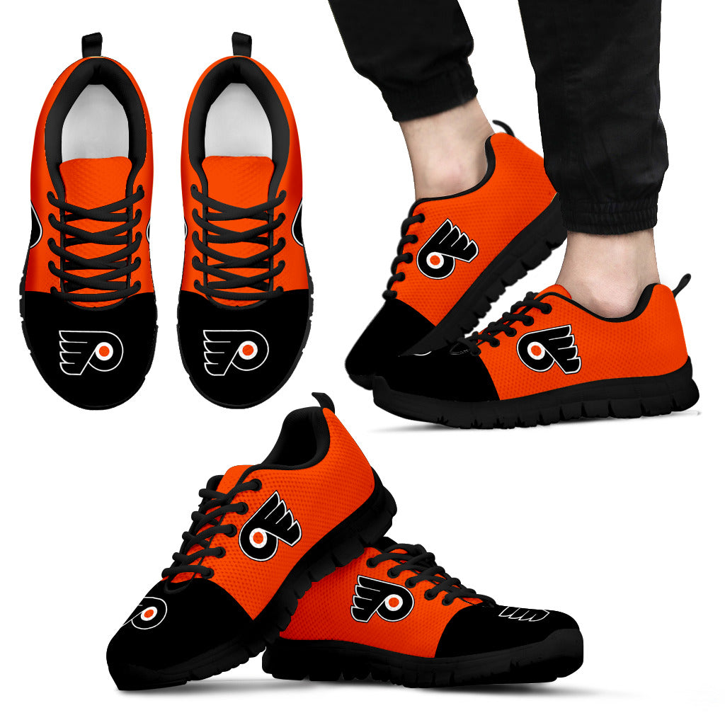 Two Colors Aparted Philadelphia Flyers Sneakers