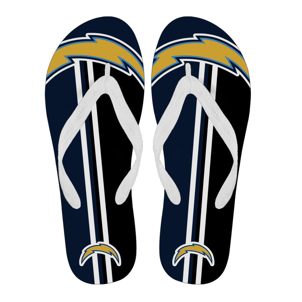 Los Angeles Chargers Fan Gift Two Main Colors Flip Flops