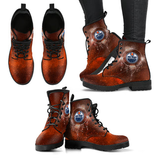 Secret Green Sun And Moon Dreamcatcher Edmonton Oilers Boots