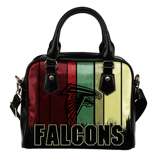 Vintage Silhouette Atlanta Falcons Purse Shoulder Handbag