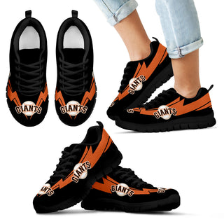 Three Amazing Good Line Charming Logo San Francisco Giants Sneakers