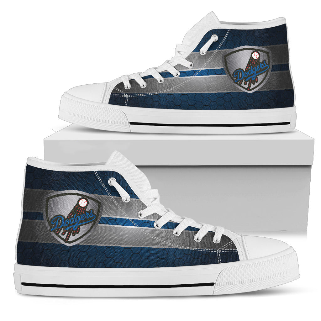 The Shield Los Angeles Dodgers High Top Shoes