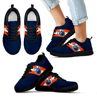 Three Colors Vertical Edmonton Oilers Sneakers