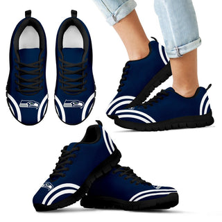 Lovely Curves Stunning Logo Icon Seattle Seahawks Sneakers