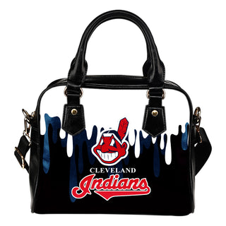 Color Leak Down Colorful Cleveland Indians Shoulder Handbags
