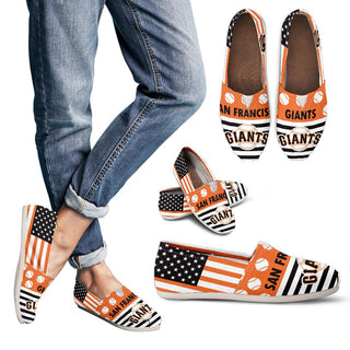 American Flag San Francisco Giants Casual Shoes