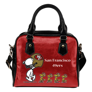 Lovely Animal Team San Francisco 49ers Shoulder Handbag