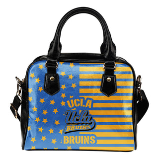 Twinkle Star With Line UCLA Bruins Shoulder Handbags