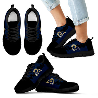 Doodle Line Amazing Los Angeles Rams Sneakers V2