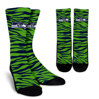 Camo Background Good Superior Charming Seattle Seahawks Socks