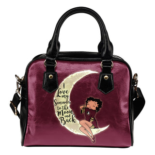 I Love My Florida State Seminoles To The Moon And Back Shoulder Handbags - Best Funny Store