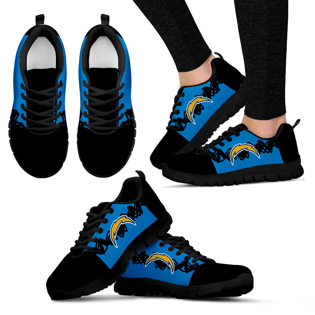 Doodle Line Amazing Los Angeles Chargers Sneakers V2