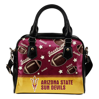 Personalized American Football Awesome Arizona State Sun Devils Shoulder Handbag