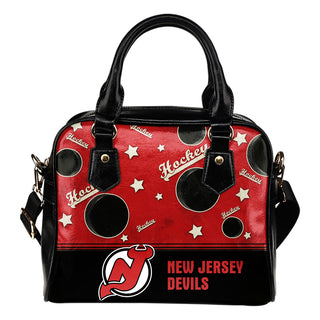 Personalized American Hockey Awesome New Jersey Devils Shoulder Handbag