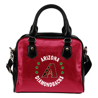 Central Beautiful Logo Circle Lucky Leaf Arizona Diamondbacks Shoulder Handbags