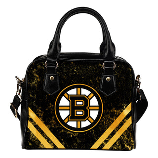 Couple Curves Light Good Logo Boston Bruins Shoulder Handbags