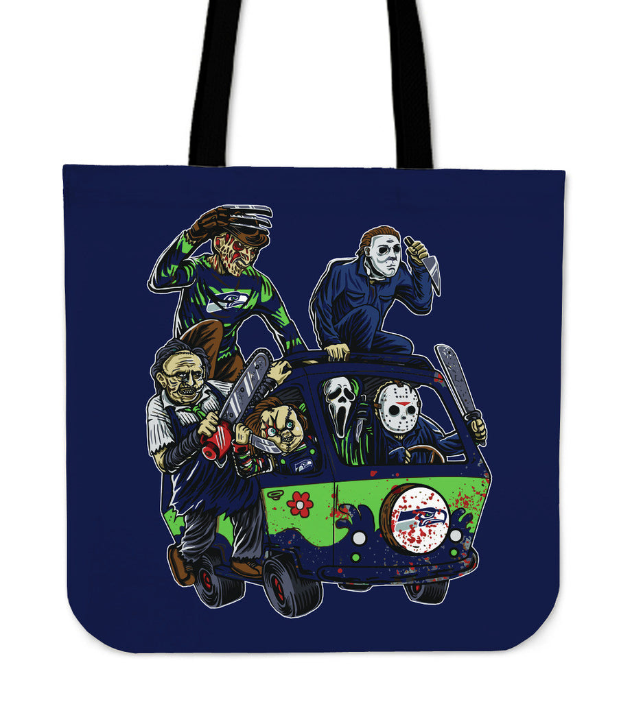 Seattle Seahawks The Massacre Machine Tote Bag - Best Funny Store