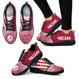 Simple Fashion Alabama Crimson Tide Shoes Athletic Sneakers