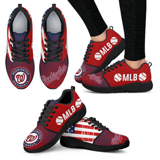 Simple Fashion Washington Nationals Shoes Athletic Sneakers