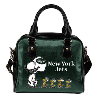 Lovely Animal Team New York Jets Shoulder Handbag