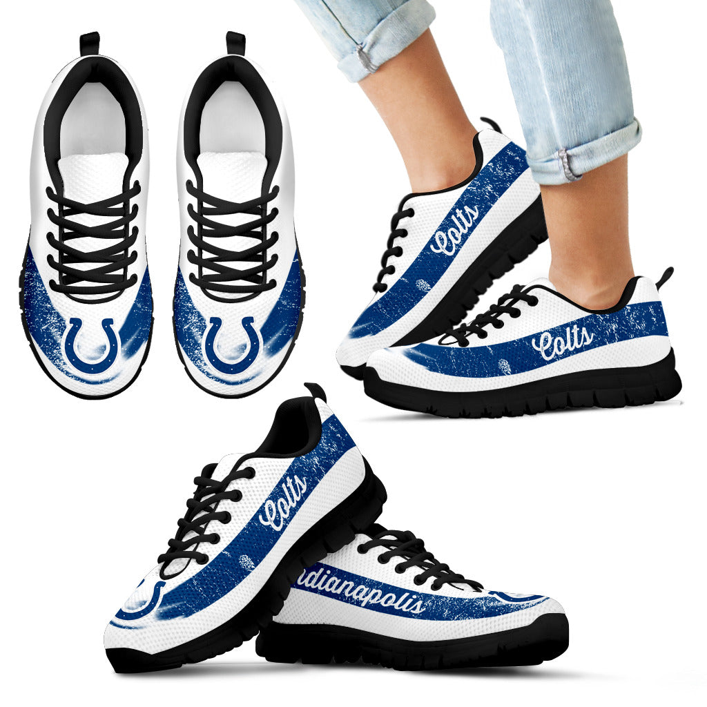 Single Line Logo Indianapolis Colts Sneakers