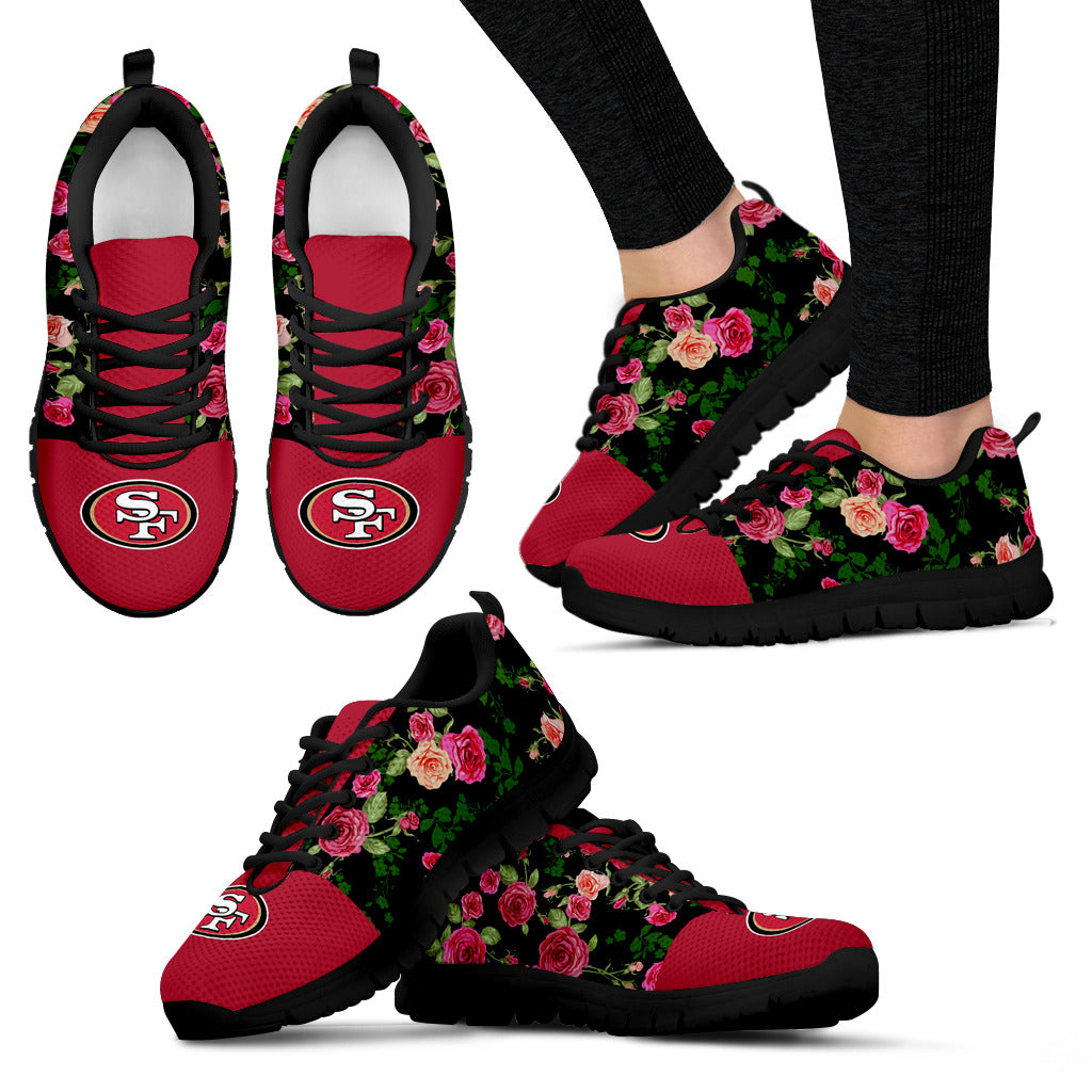 Vintage Floral San Francisco 49ers Sneakers