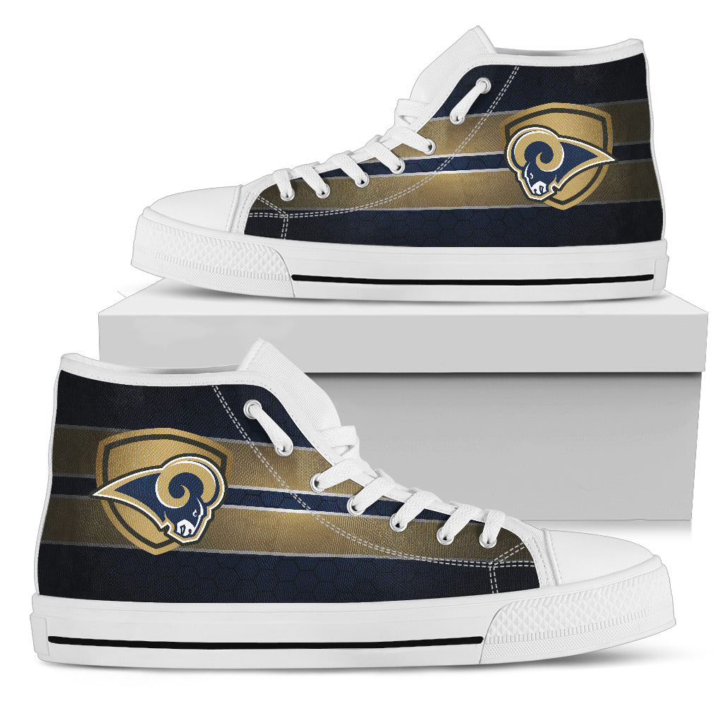 The Shield Los Angeles Rams High Top Shoes