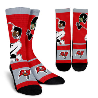 Talent Player Fast Cool Air Comfortable Tampa Bay Buccaneers Socks