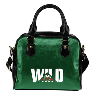 Minnesota Wild Mass Triangle Shoulder Handbags