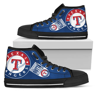 Straight Outta Texas Rangers High Top Shoes