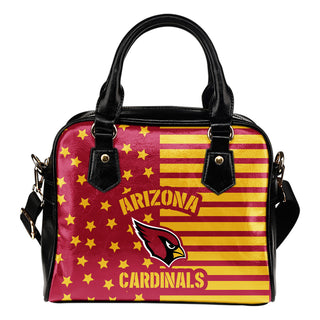 Twinkle Star With Line Arizona Cardinals Shoulder Handbags