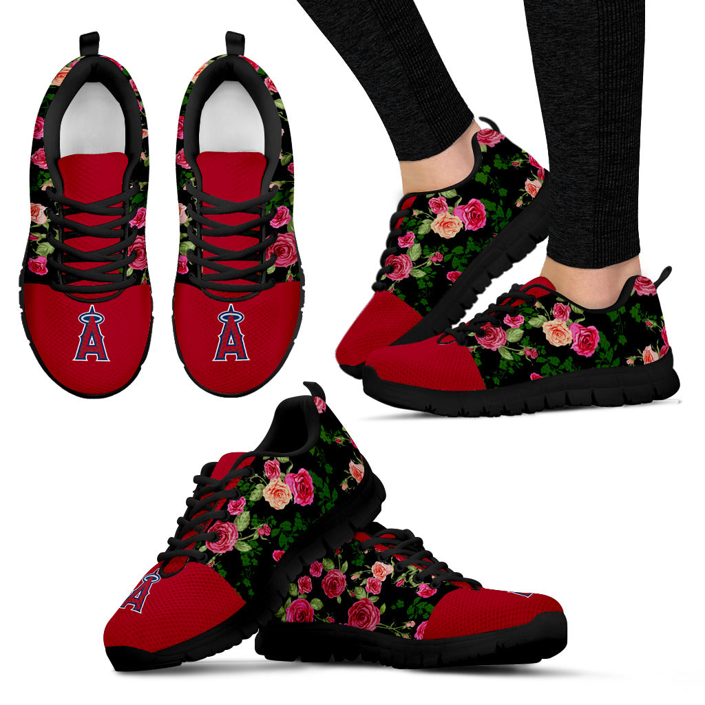 Vintage Floral Los Angeles Angels Sneakers
