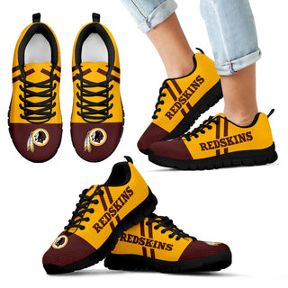 Line Stripe Logo Bottom Washington Redskins Sneakers