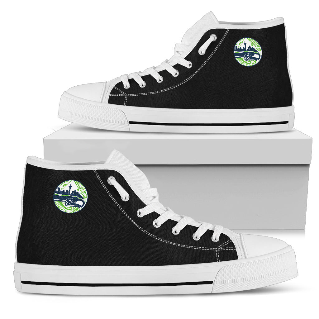 The City Seattle Seahawks High Top Shoes