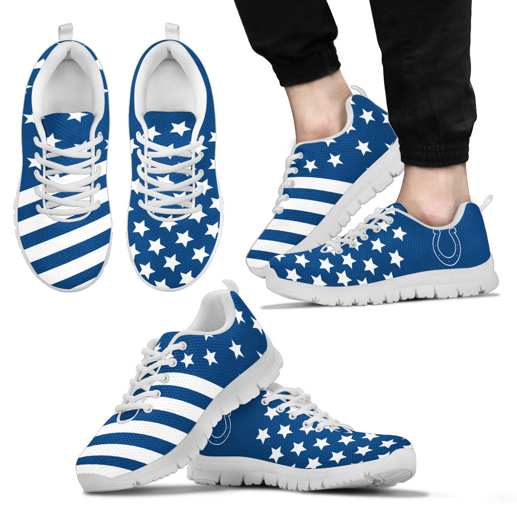 America Flag Full Stars Stripes Indianapolis Colts Sneakers