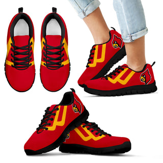 Line Bottom Straight Louisville Cardinals Sneakers