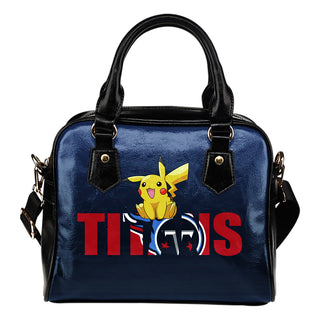 Pokemon Sit On Text Tennessee Titans Shoulder Handbags