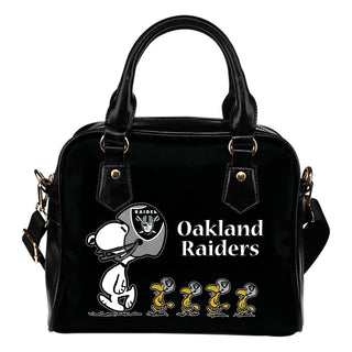 Lovely Animal Team Oakland Raiders Shoulder Handbag