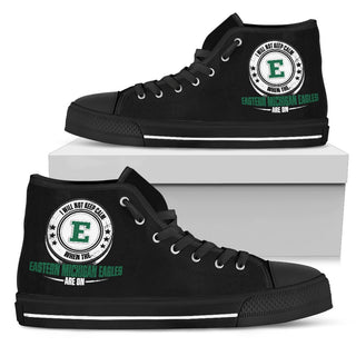 I Will Not Keep Calm Amazing Sporty Eastern Michigan Eagles High Top Shoes