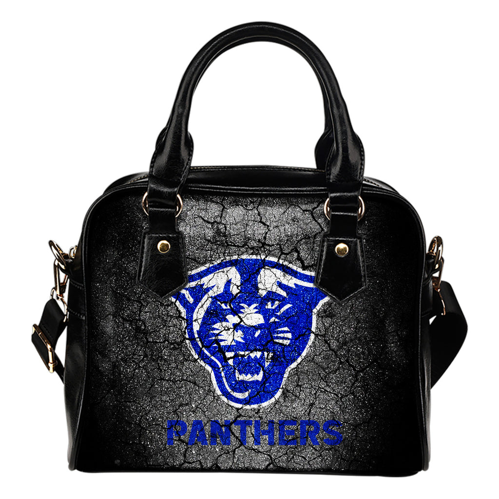 Wall Break Georgia State Panthers Shoulder Handbags Women Purse