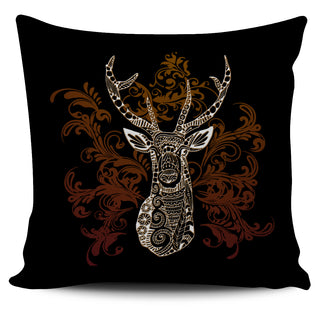Deer Zentangle Style Pillow Covers