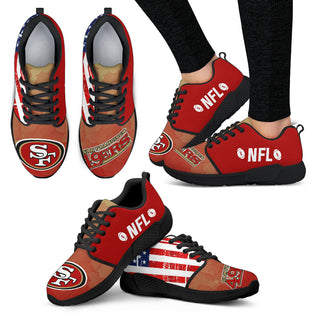 Simple Fashion San Francisco 49ers Shoes Athletic Sneakers