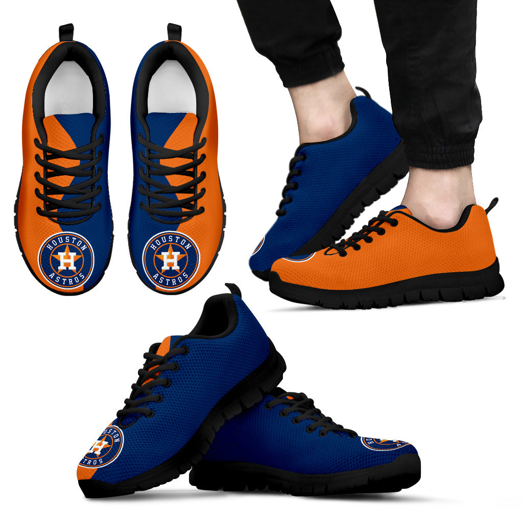 Two Colors Trending Lovely Houston Astros Sneakers