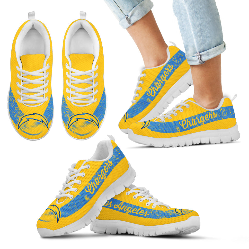 Single Line Logo Los Angeles Chargers Sneakers