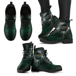 Secret Green Sun And Moon Dreamcatcher Minnesota Wild Boots