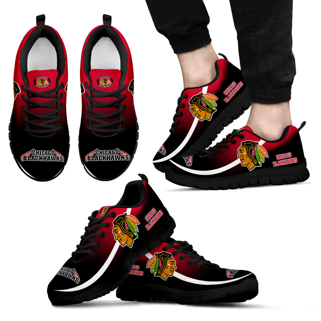 Mystery Straight Line Up Chicago Blackhawks Sneakers