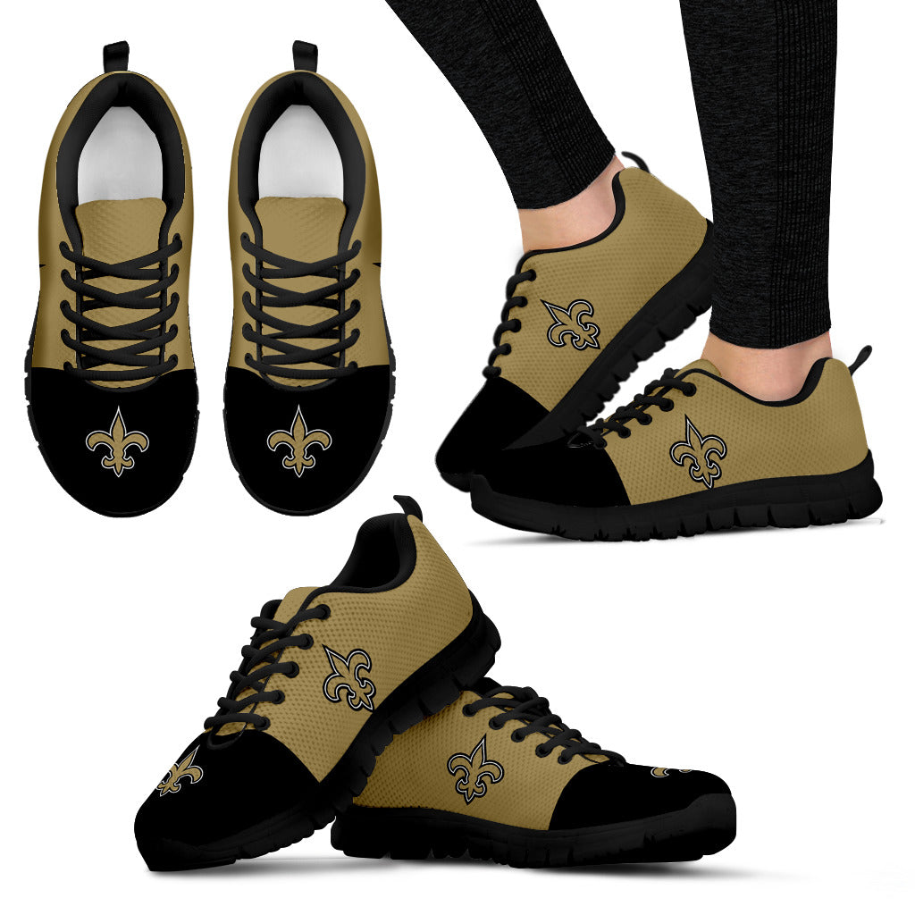 Two Colors Aparted New Orleans Saints Sneakers