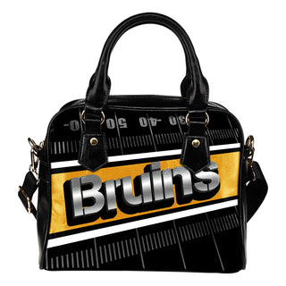 Boston Bruins Silver Name Colorful Shoulder Handbags